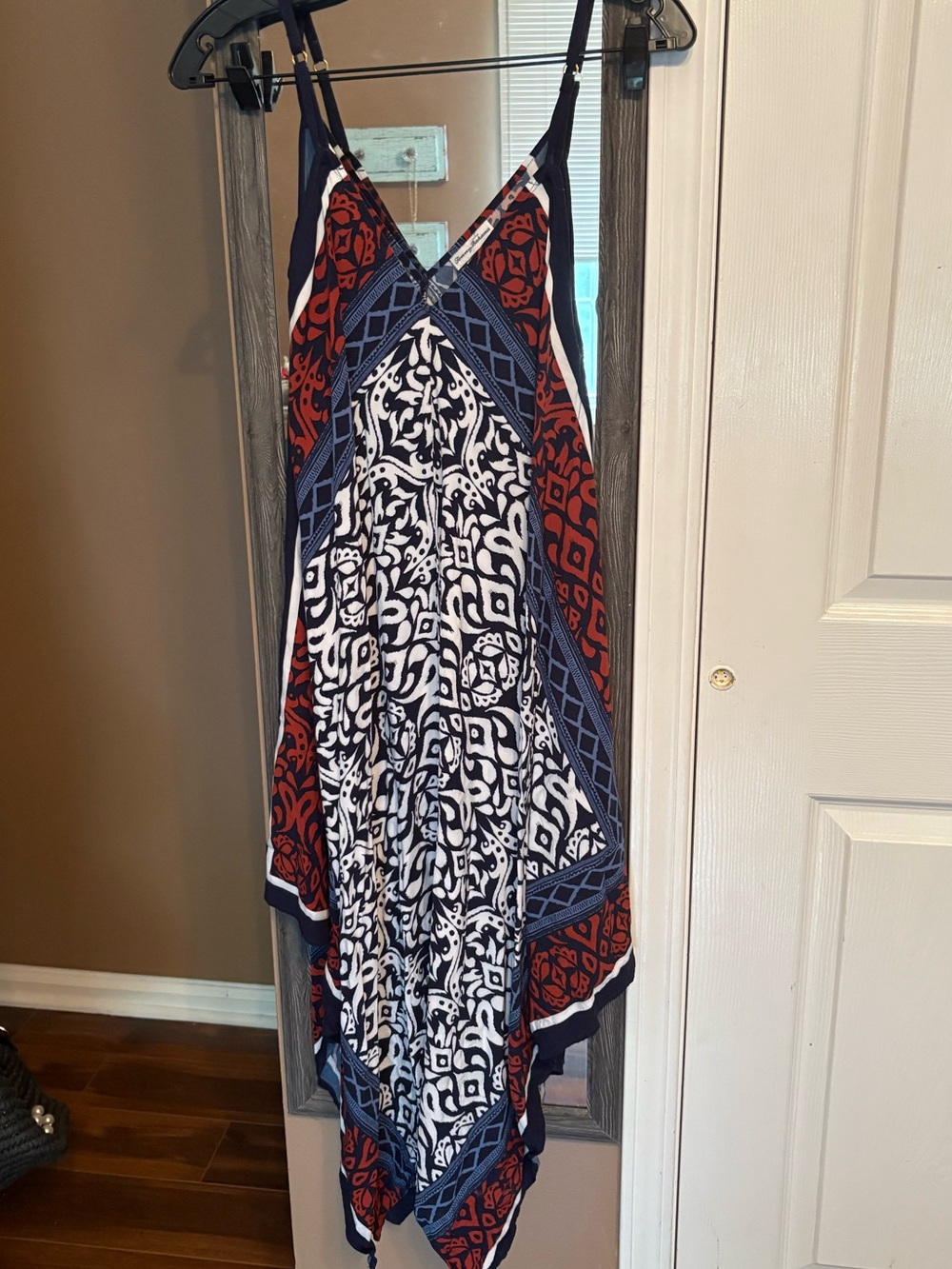 Tommy Bahama Printed Handkerchief Hem Dress